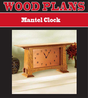 Mantel Clock Woodworking Plan